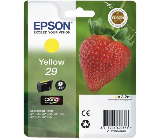 EPSON EP29Y (T2984) Yellow do XP-245/342/345 - 332046 - zdjęcie